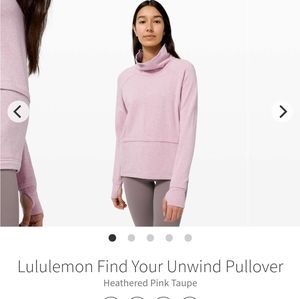 EUC Lululemon Women's Find Your Unwind Pullover